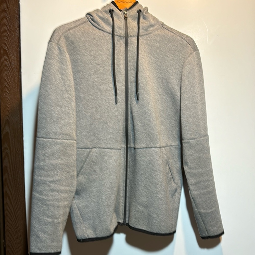 Zara Woman’s Full Zip Gray Hoodie Size L